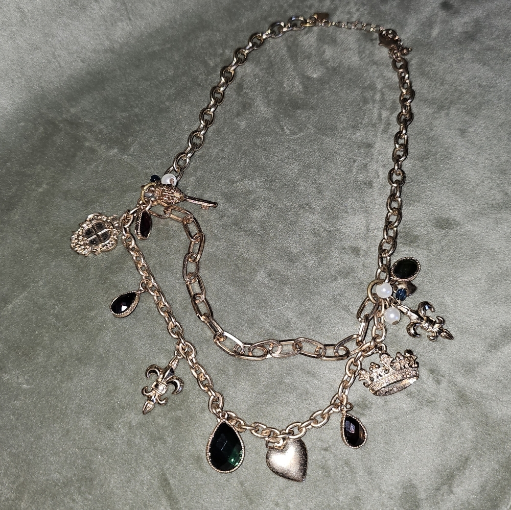 Chunky Gold Statement Necklace - image 8